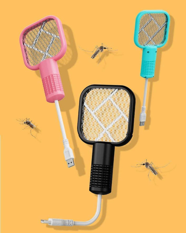 Electric Mosquito Swatter Racket Mosquito Repel-lent ( Buy 1 Get 1 Free)