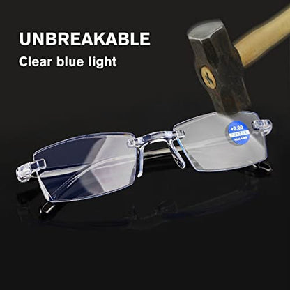 Rimless Auto Focus Reading Glasses ( Buy 1 Get 1 Free)