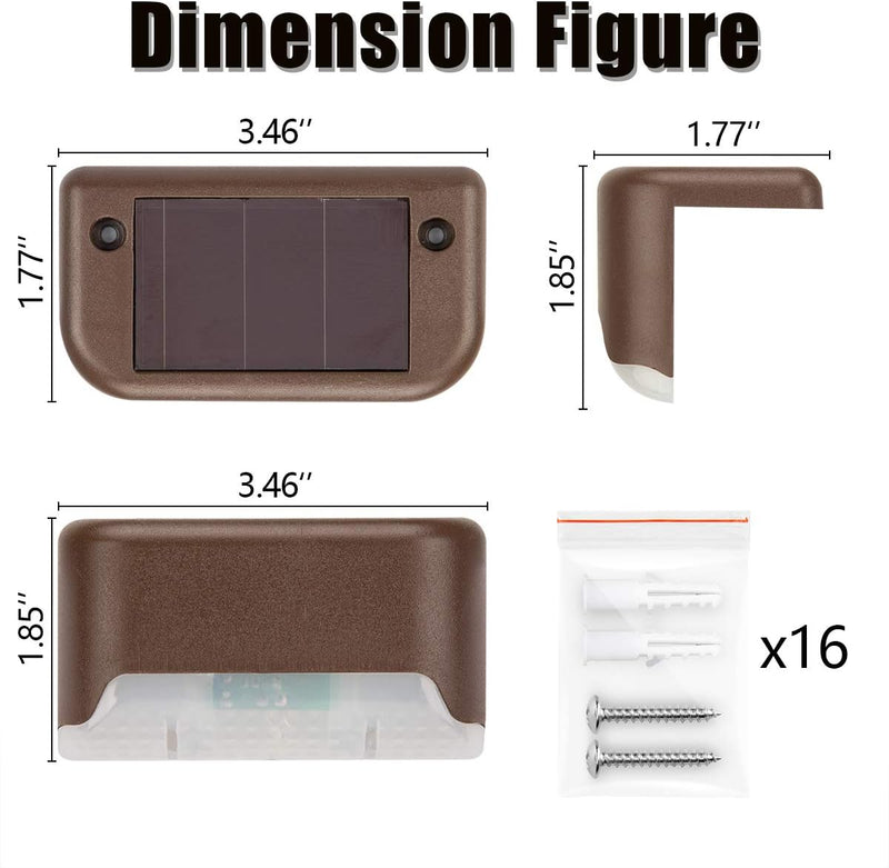 Solar Step LED Waterproof Lighting for Outdoor Deck { BUY 1 GET 3 FREE  }