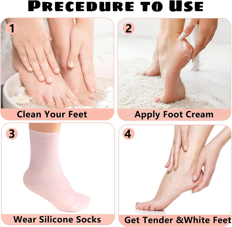 Reusable Moisturizing Silicone Socks