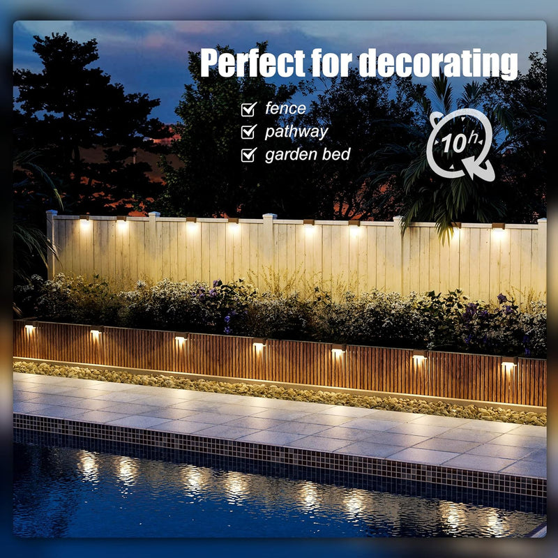 Solar Step LED Waterproof Lighting for Outdoor Deck { BUY 1 GET 3 FREE  }