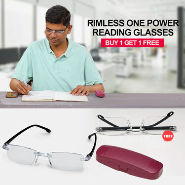 Rimless Auto Focus Reading Glasses ( PACK OF 2 )