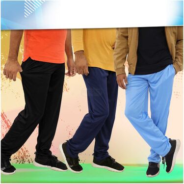 Premium Adjustable Lycra Men's Trouser (Pack of 3)