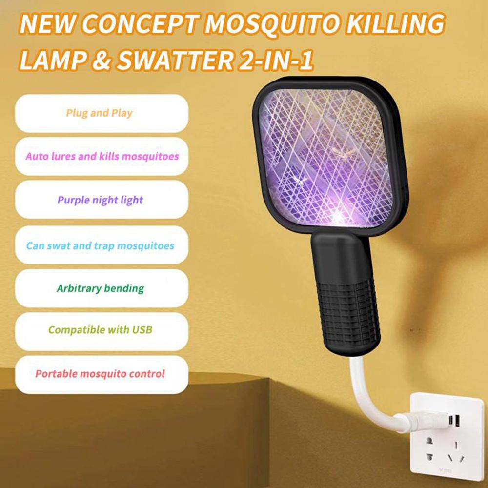 Electric Mosquito Swatter Racket Mosquito Repel-lent ( Buy 1 Get 1 Free)