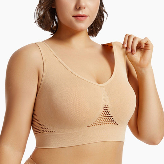 Women's Cotton Solid Non Padded Air Bra (Pack of 3)